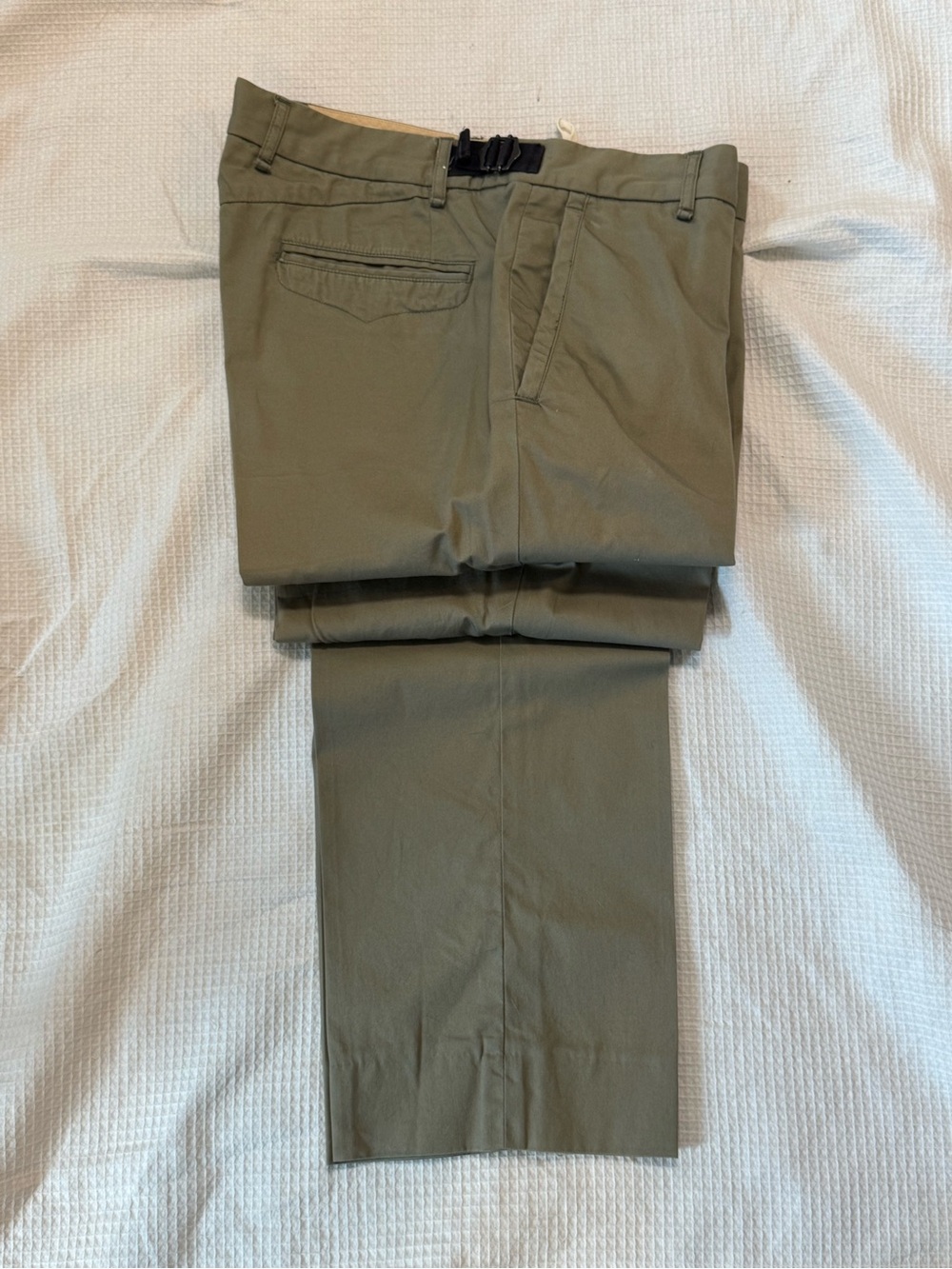 $370.00 Rag &Bone Men's Olive Green Casual Chino Pants
